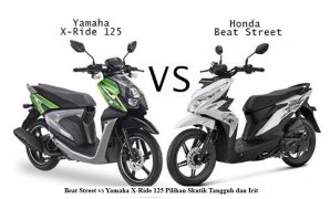 Beat Street vs Yamaha X-Ride 125 Pilihan Skutik Tangguh dan Irit
