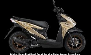 Striping Honda Beat Street Tampil Semakin Gahar dengan Desain Baru